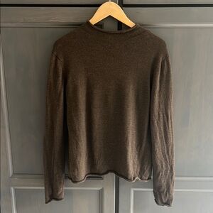 Eileen Fisher Merino Wool Sweater, S, Chocolate Brown